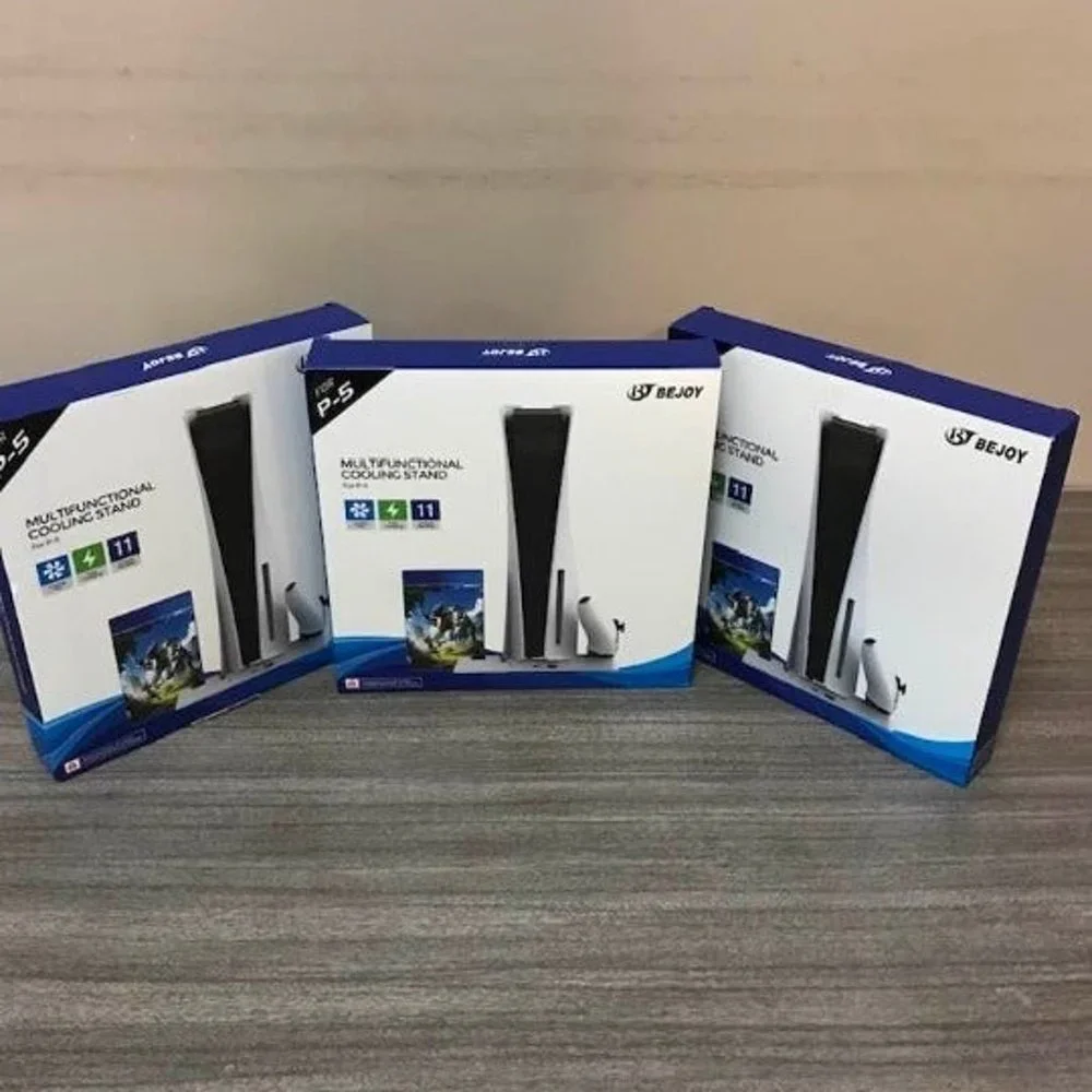 BEJOY Multifunctional Dual Cooling Fans & Charging for PS5